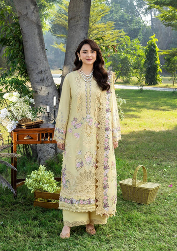 Emb Dhanak 3Pc Suit