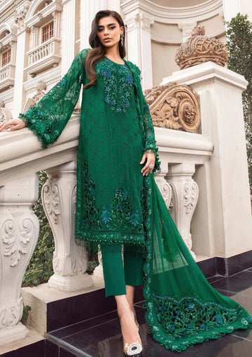 Emb Dhanak 3Pc Suit