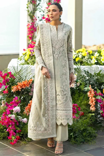 Emb Dhanak 3Pc Suit