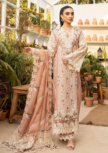 Emb Dhanak 3Pc Suit
