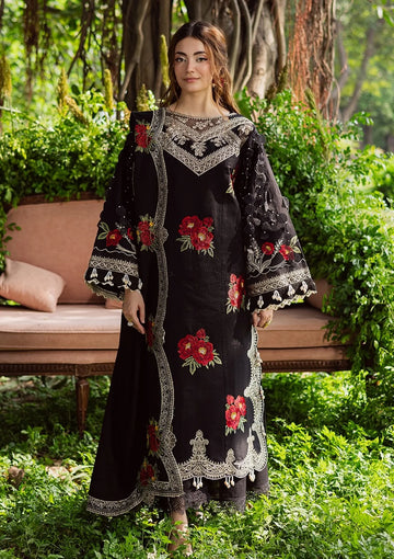 Emb Dhanak 3Pc Suit