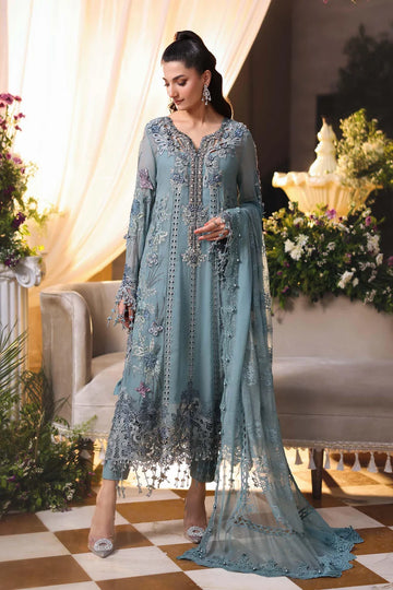 Emb Dhanak 3Pc Suit