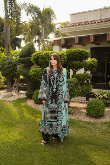 Emb Dhanak 3Pc Suit