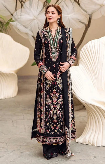 Emb Dhanak 3Pc Suit