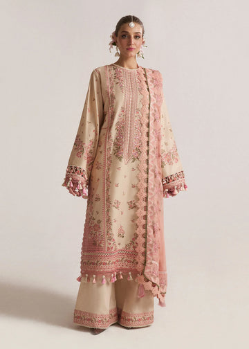 Emb Dhanak 3Pc Suit