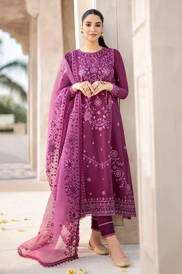 Embroidered Lawn Fancy 3 Piece Dress
