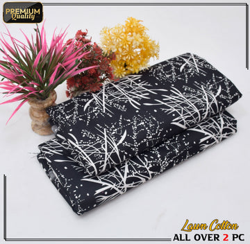 2 Piece Soft | Lightweight & Stylish Printed  Lawn Cotton Suit - BDF#104