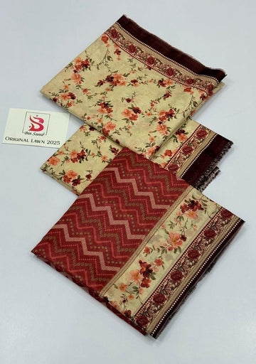 BS Lawn 3Piece suit