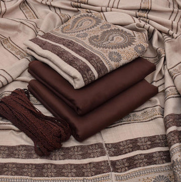 Dhanak 3-Piece With Wool Shawl