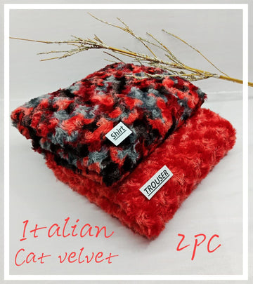 Indan 2-Piece Stone Velvet