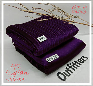 Indan 2-Piece Stone Velvet