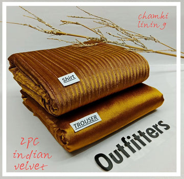 Indan 2-Piece Stone Velvet