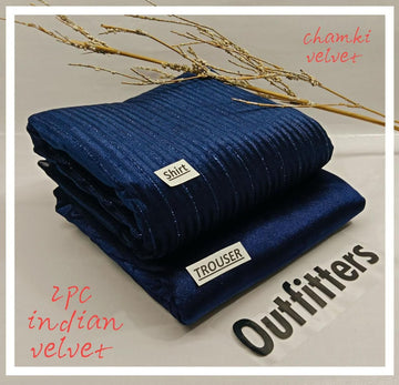 Indan 2-Piece Stone Velvet