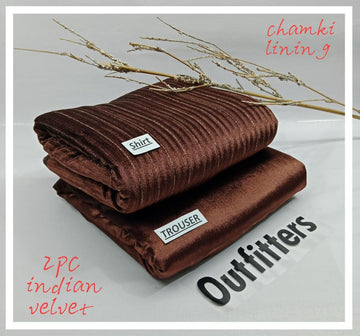 Indan 2-Piece Stone Velvet