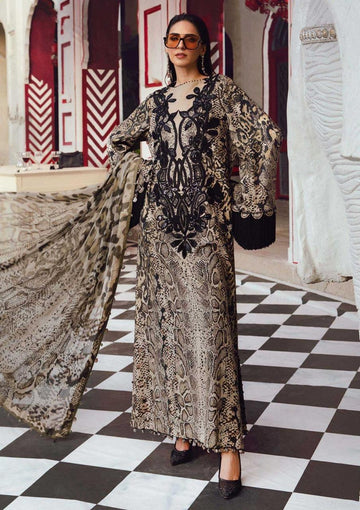 Emb Dhanak 3Pc Suit