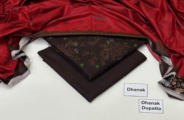 Print Dhanak 3pc Suit