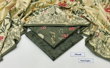 Print Dhanak 3pc Suit