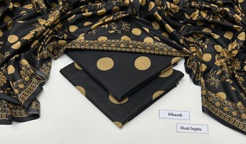 Print Dhanak 3pc Suit