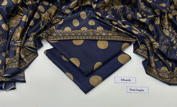 Print Dhanak 3pc Suit