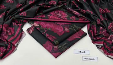 Print Dhanak 3pc Suit