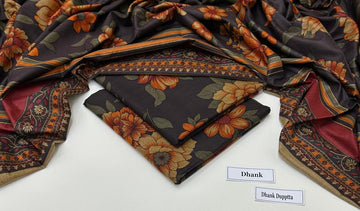 Print Dhanak 3pc Suit