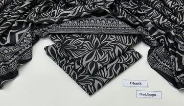 Print Dhanak 3pc Suit
