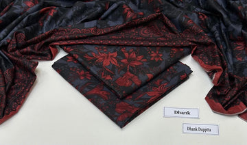 Print Dhanak 3pc Suit