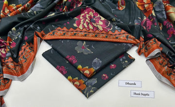 Print Dhanak 3pc Suit