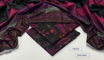 Print Dhanak 3pc Suit