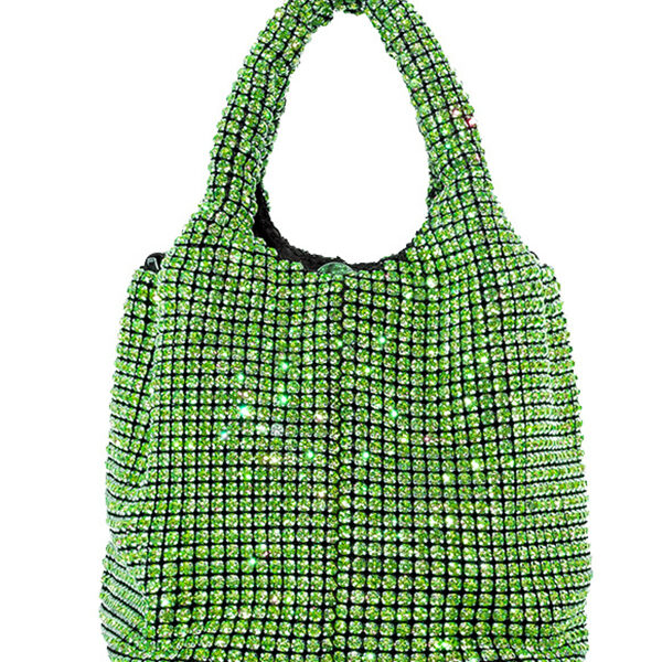 Rhinestone Bags Accessories GREEN-One_size SkuCY-!115706MaterialPU LiningPolyester FeatureRhinestone OccasionBanquet