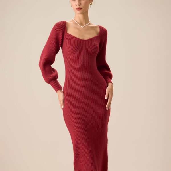 Fabric:This Bodycon Sweater Dress is made of Acrylic