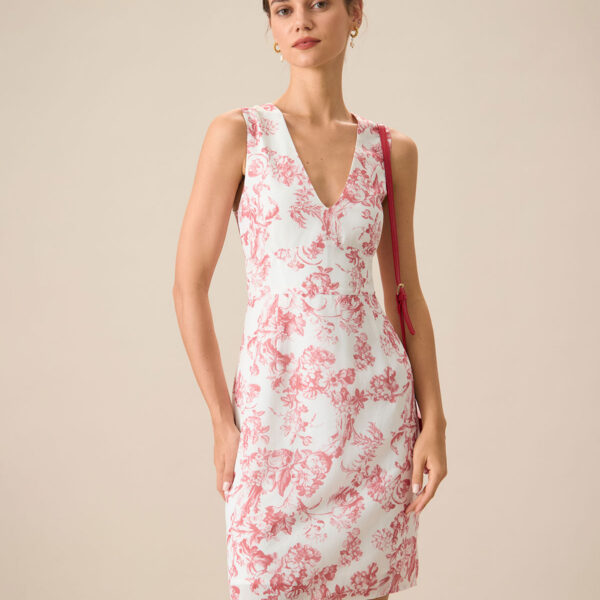 Fabric:This Floral Mini Dress is made of Polyester. Polyester is an artificial fiber that feels soft