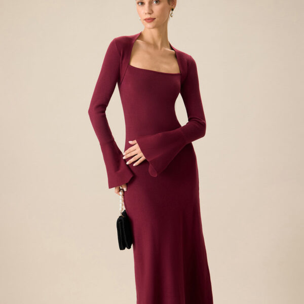 Fabric:This Bodycon Midi Dress is made of Polyester