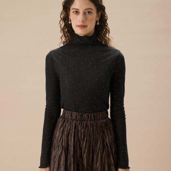 Fabric:This See-through Slim Tee is made of Cotton and Polyester. Cotton fabric features humidity balance
