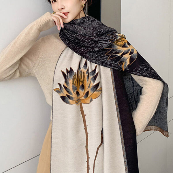 SkuCY-!91131MaterialImitated Cashmere FeatureFloral