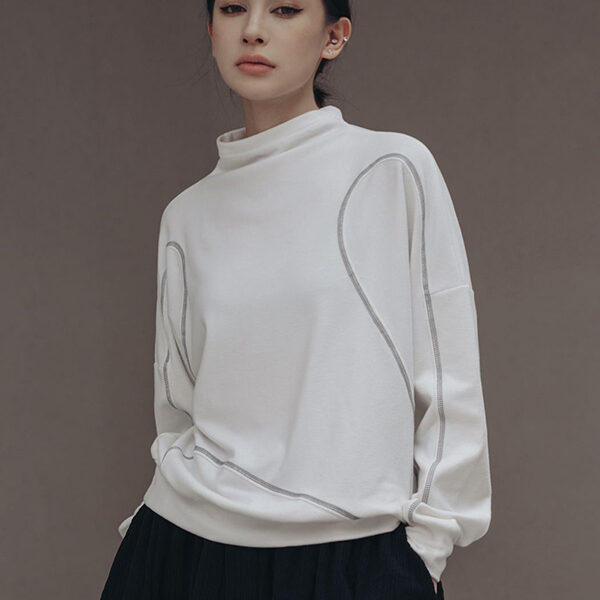 SkuCY-!111033Material100% cotton StyleLong Sleeves NecklineHigh-neck OccasionUrban