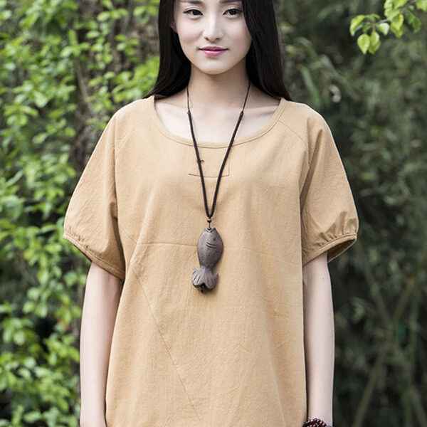 SkuCY-!78927MaterialRamie Cotton StyleLoose