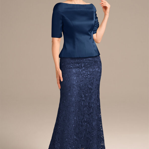where mermaid styling meets floor-length glamour