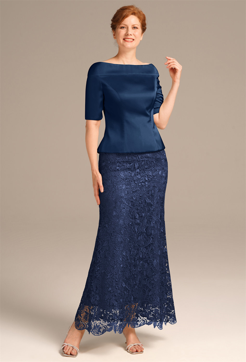 where mermaid styling meets floor-length glamour