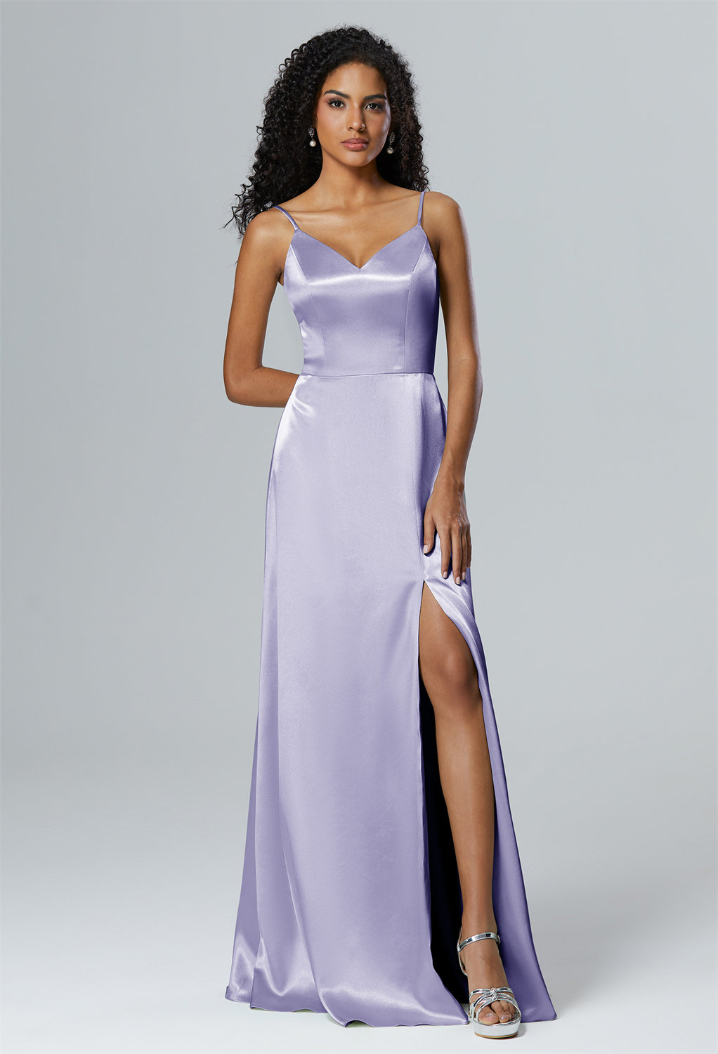 where every twirl whispers A-line allure. Celebrate the moment in a floor-length creation that speaks volumes in chic simplicity.