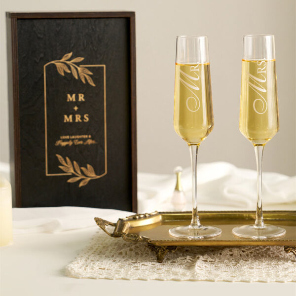 they not only capture the eye but also enhance the taste of every champagne sip.