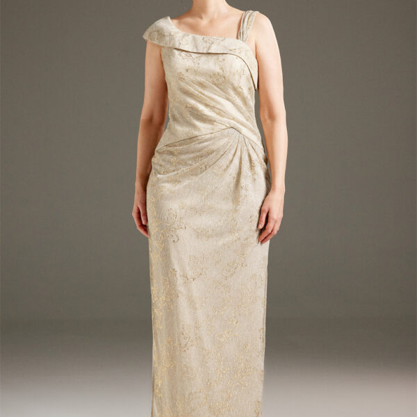 floor-length mother of the bride dress