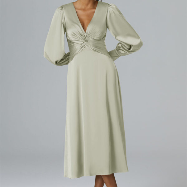 AW Sibylla Dress offering a refreshing departure from the traditional bridesmaid attire.