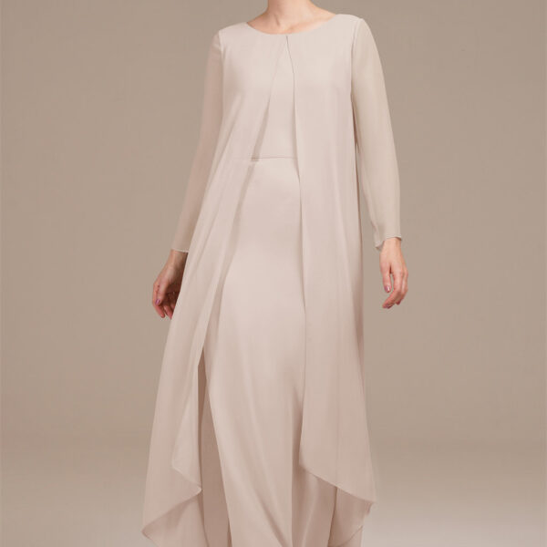 the AW Maude Dress is a stunning creation tailored for moms. Crafted from delicate chiffon