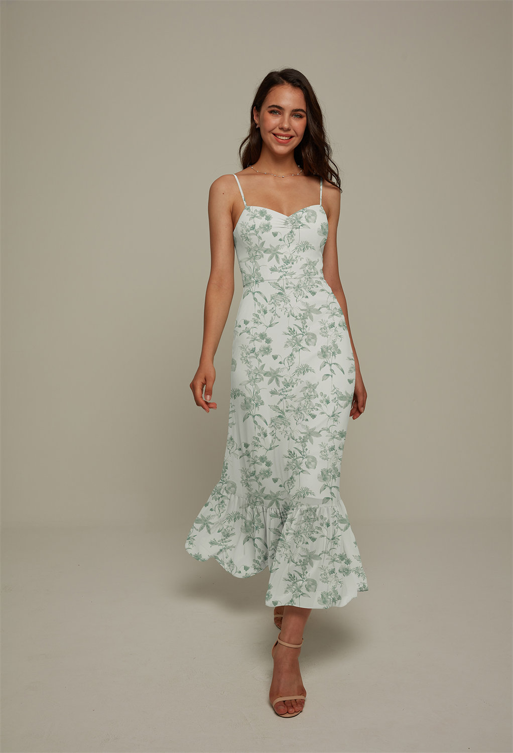 Hecuba has a simply perfect sweetheart neckline and boasts plenty of ruffles and pleats that come together to add delightful movement with every step that you take. The floor length of the dress adds a graceful charm that will see you looking your radiant
