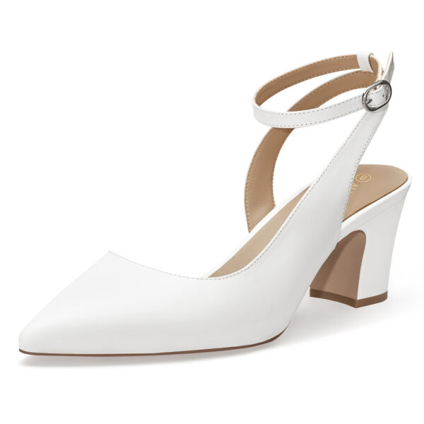 these PU leather heels stand at 8cm