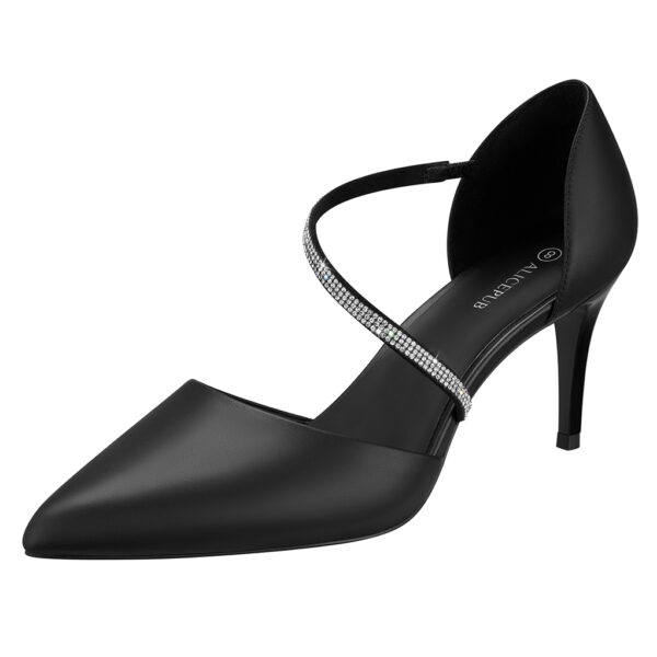 offering a graceful lift with a sophisticated 3.34-inch heel