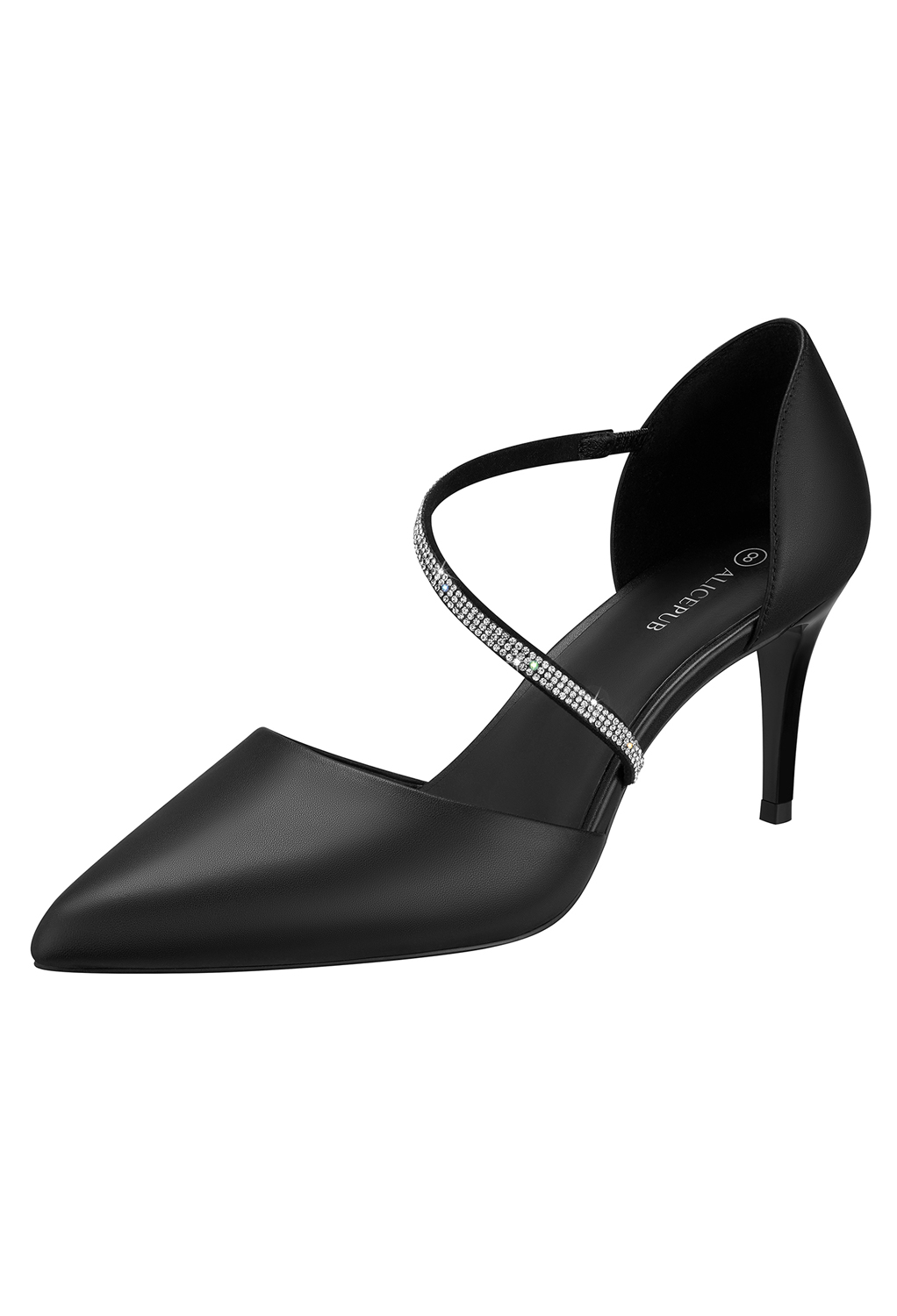 offering a graceful lift with a sophisticated 3.34-inch heel