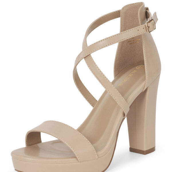 Women's Strappy Chunky Heels
