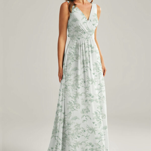 the AW Mignon Dress is the perfect maid's bride dress available in various colors for a better match and smooth blend with exotic jewelry and face beat. This top-of-the-line chiffon fabric features sh